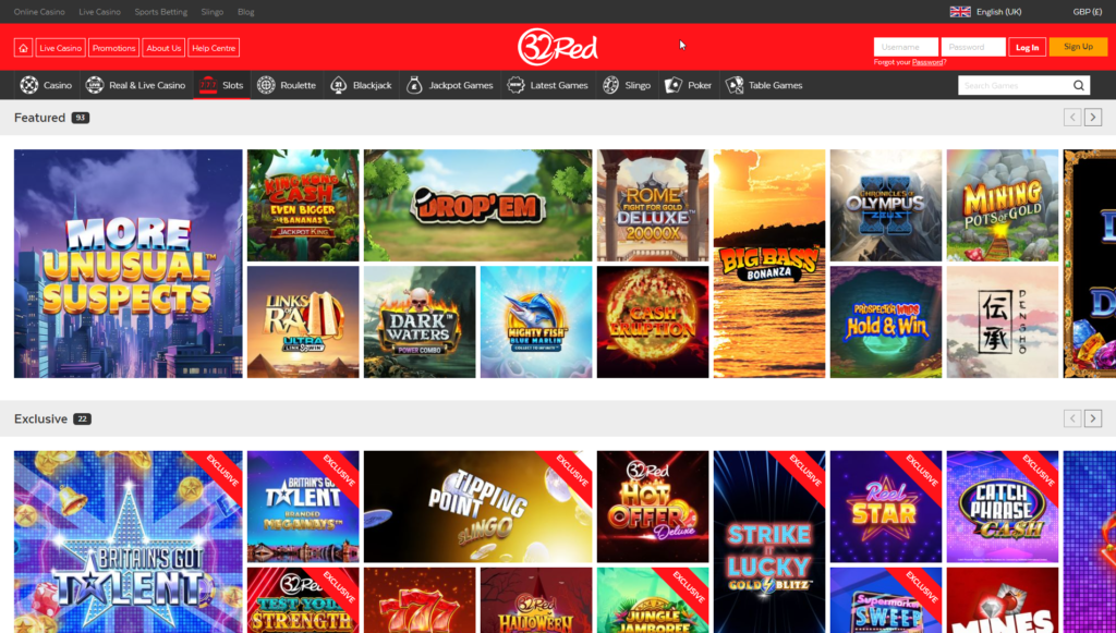 32Red casino online slots