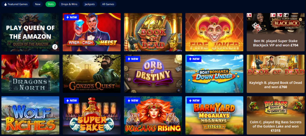 BetTarget casino online slots