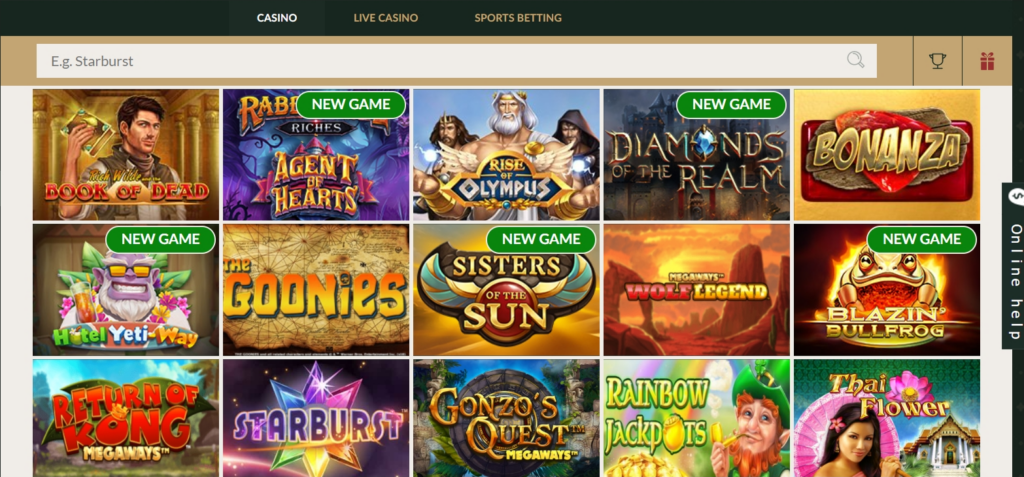 Drbet casino slots games