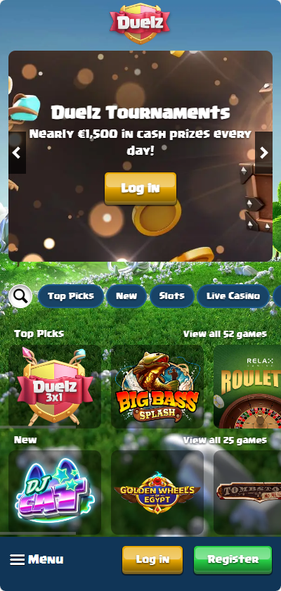 Duelz casino mobile slots