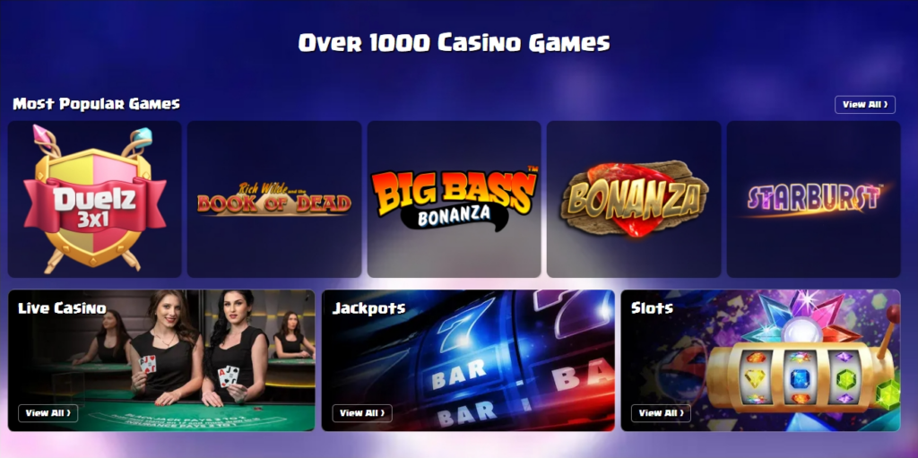 Duelz casino games