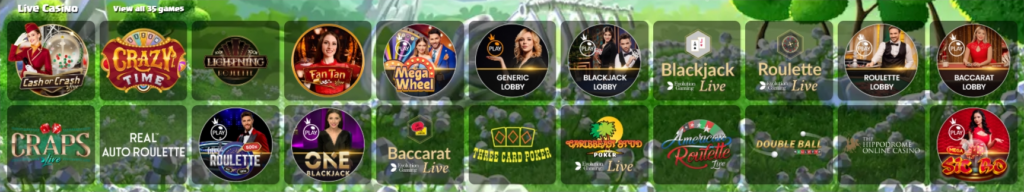 Duelz live casino games