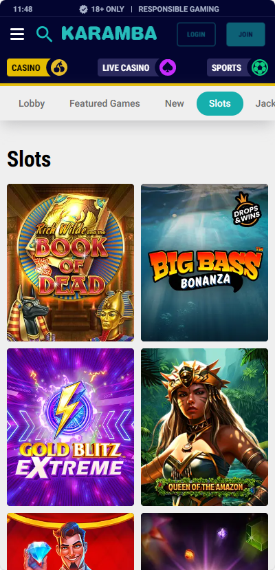 Karamba casino mobile slots