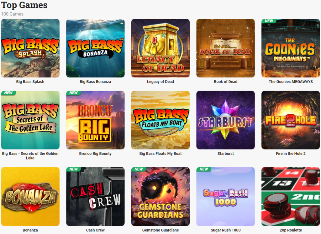 LeoVegas casino top slots