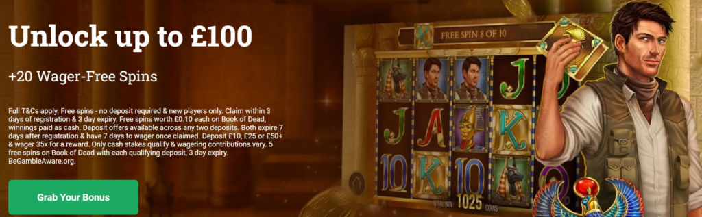 LeoVegas casino welcome bonus offer