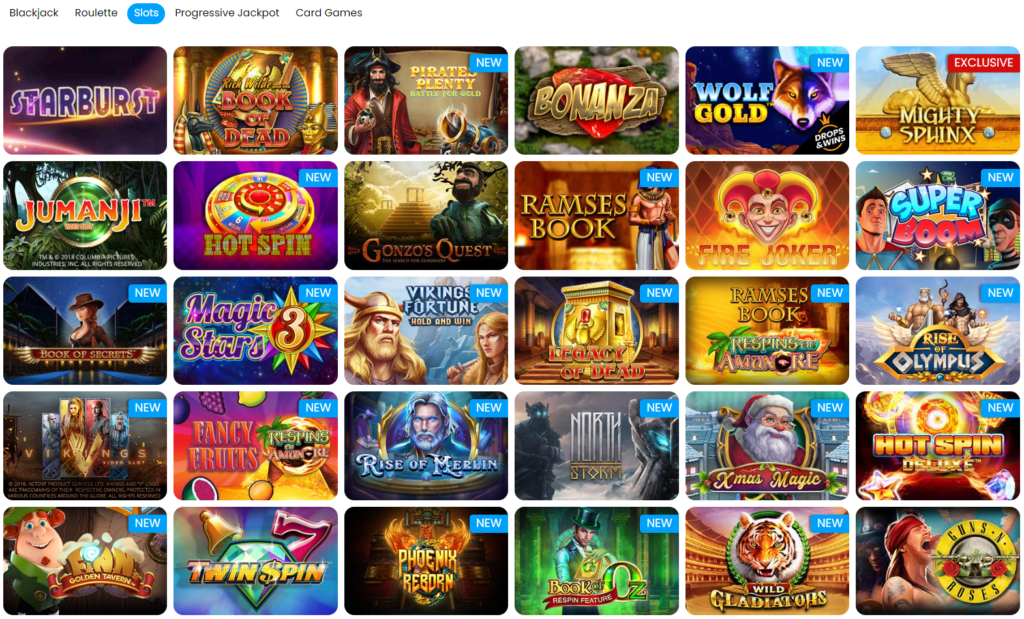 MrPlay casino slots games