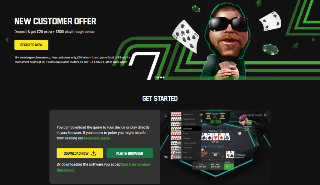 Unbet casino online poker