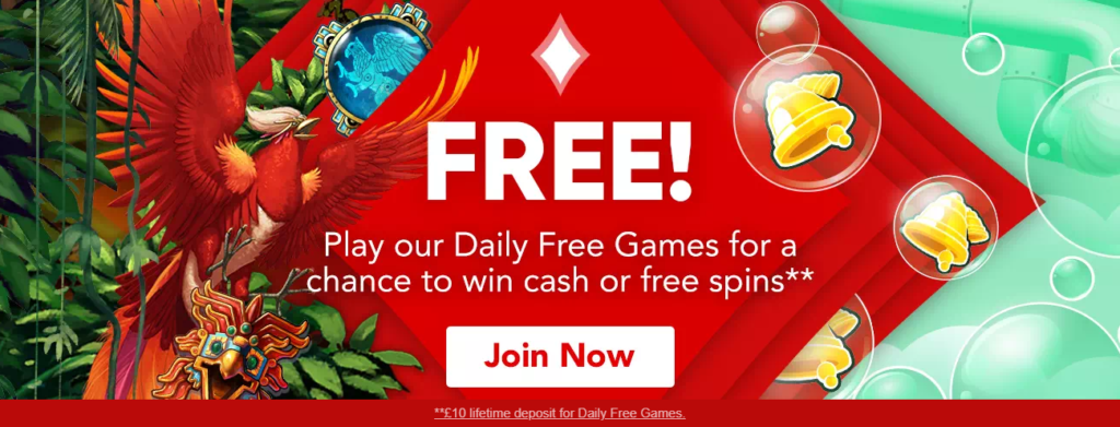 Virgin Games casino free spins