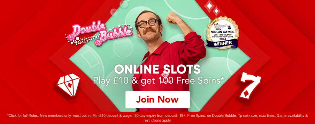 Virgin Games casino slots bonus