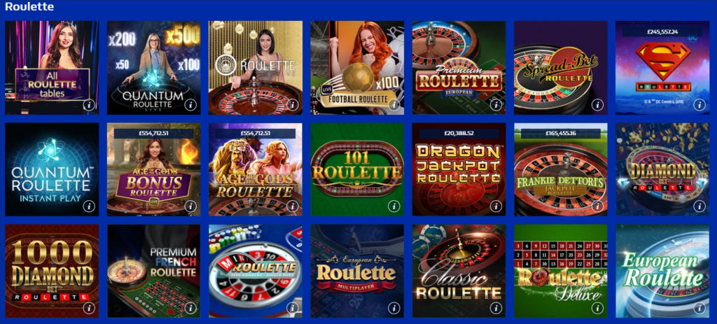 William Hill roulette